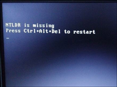 电脑开机黑屏提示NTLDR is missing怎么解决？